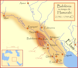 Babilônia, a maior cidade semita.